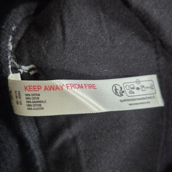 Free People Movement Sweatshirt Tank Pockets Oversized Small Black Logo NEW - Picture 11 of 13